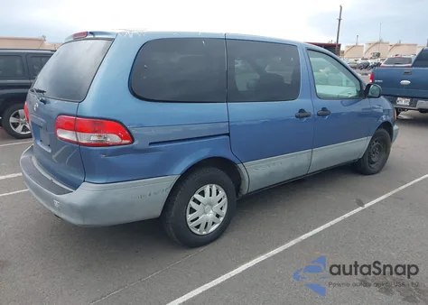 2001 Toyota Sienna Ce z USA, uszkodzony, nr VIN 4T3ZF19C41U368090